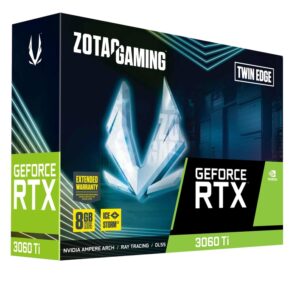 ZOTAC GeForce RTX 3060 Ti Twin Edge LHR 8GB GDDR6