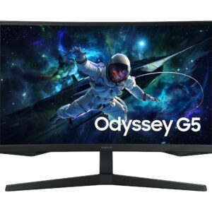 SAMSUNG ODYSSEY G5 27″ 2K 165Hz CURVED GAMING MONITOR