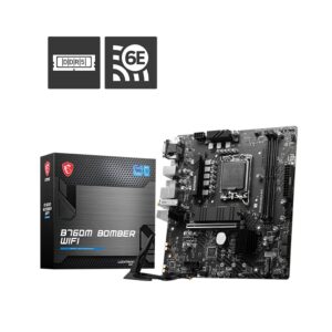 MSI B760M BOMBER WIFI DDR5 MOTHERBOARD