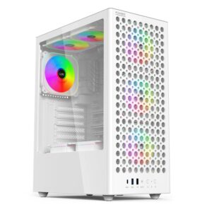 POWERX U810 ULTRA ATX CABINET (WHITE)