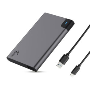 Techie 2.5″ SATA HDD/SSD Enclosure – USB 3.0 / USB-C